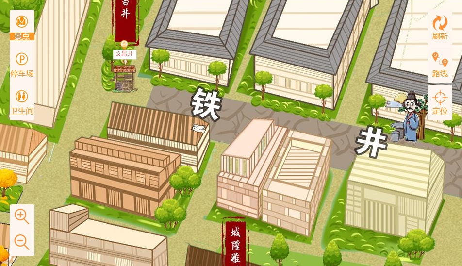 天山智慧景区：手绘地图与语音导览的完美融合