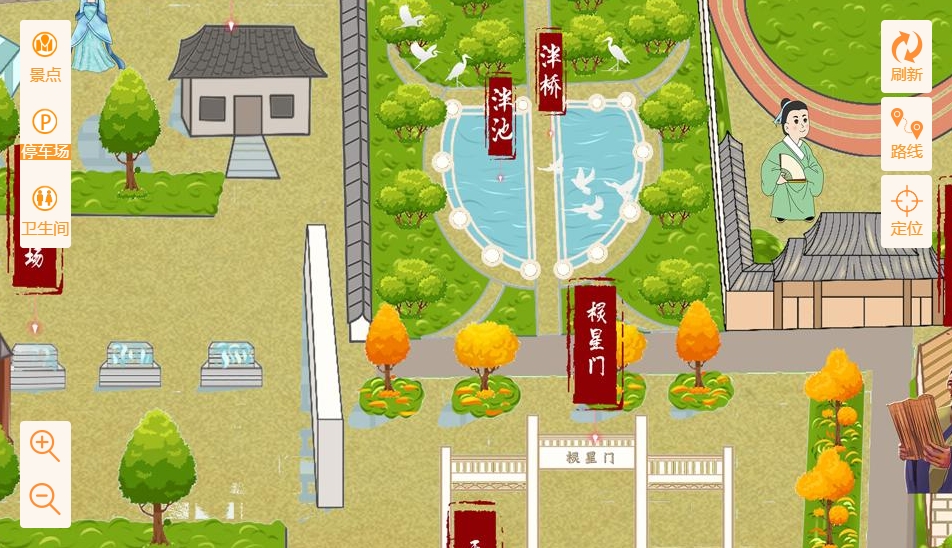 天山手绘地图景区语音讲解导览系统：智慧景区建设的基石